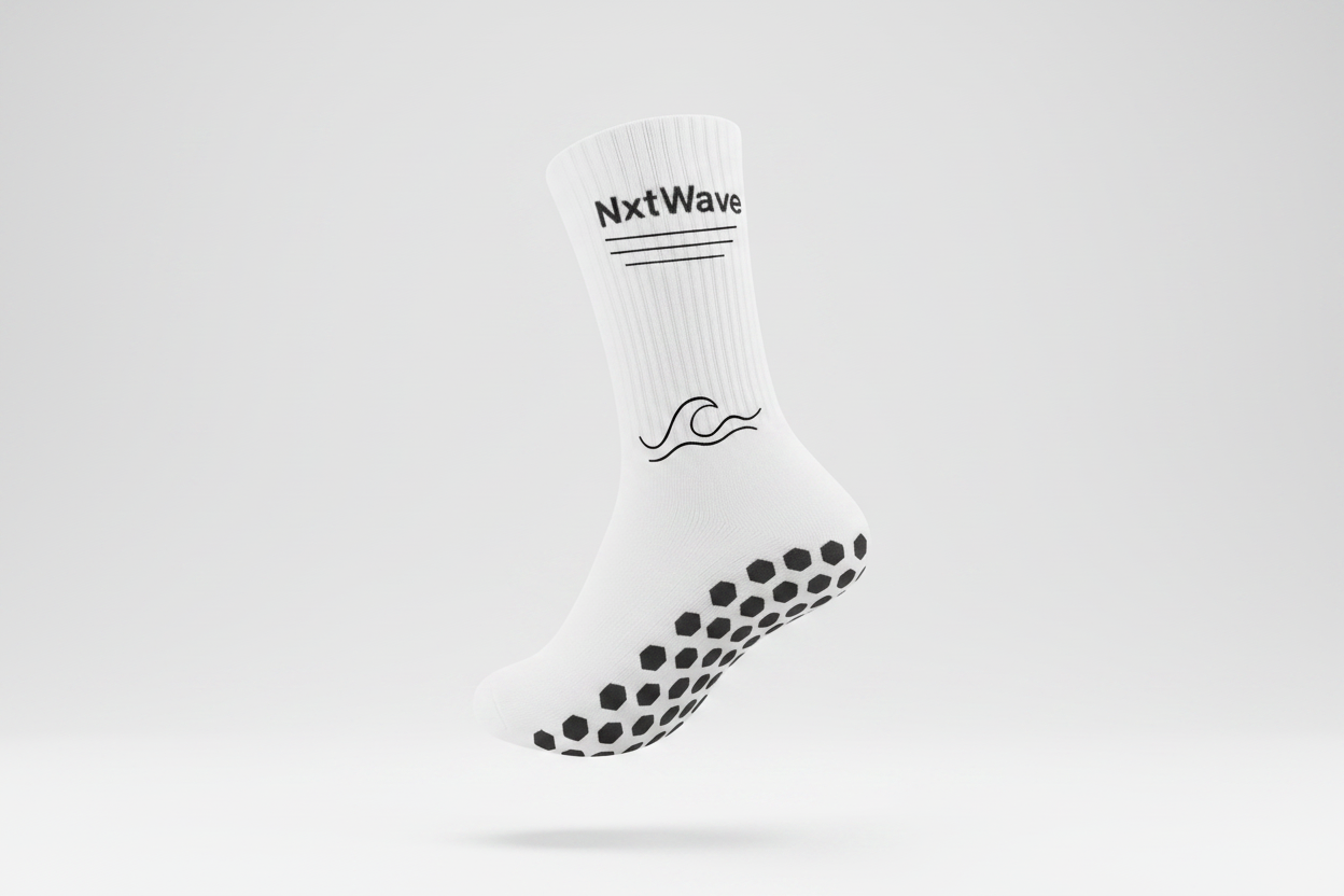 Grip Socks White Background